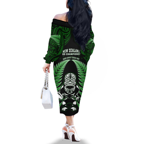 new-zealand-aotearoa-rugby-off-the-shoulder-long-sleeve-dress-nz-tiki-with-maori-fern-world-cup-green-version