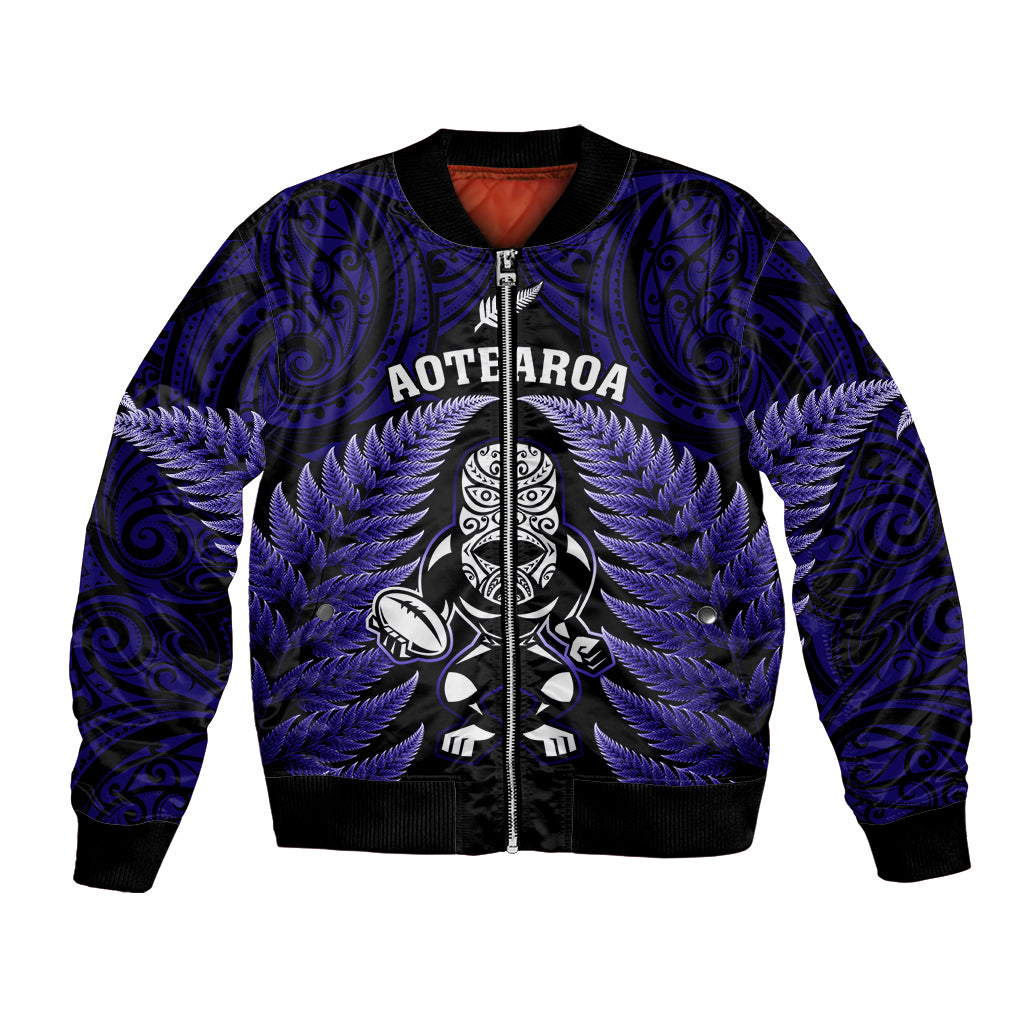 new-zealand-aotearoa-rugby-bomber-jacket-nz-tiki-with-maori-fern-world-cup-blue-version