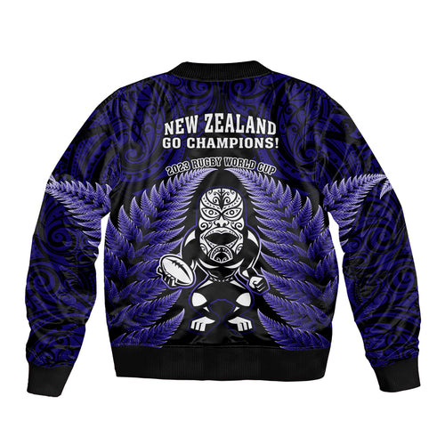 new-zealand-aotearoa-rugby-bomber-jacket-nz-tiki-with-maori-fern-world-cup-blue-version