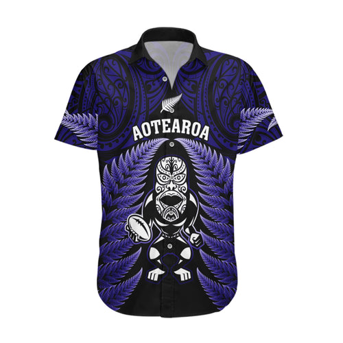 new-zealand-aotearoa-rugby-hawaiian-shirt-nz-tiki-with-maori-fern-world-cup-blue-version