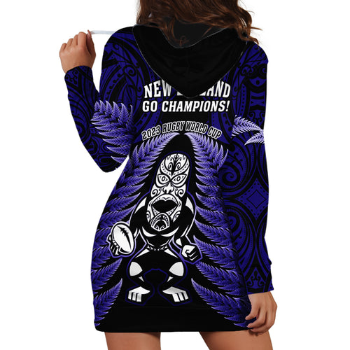 new-zealand-aotearoa-rugby-hoodie-dress-nz-tiki-with-maori-fern-world-cup-blue-version