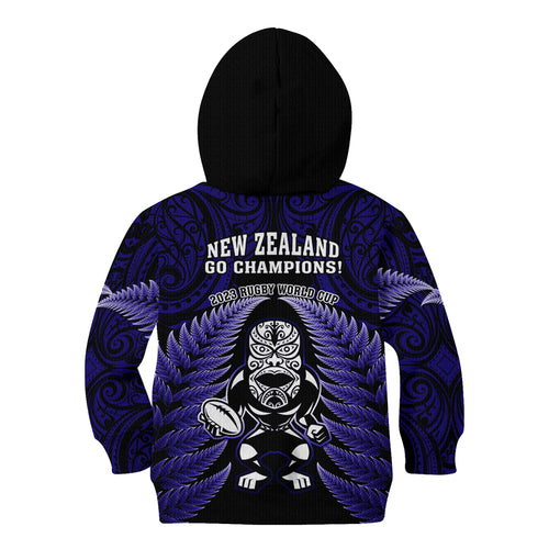 new-zealand-aotearoa-rugby-kid-hoodie-nz-tiki-with-maori-fern-world-cup-blue-version