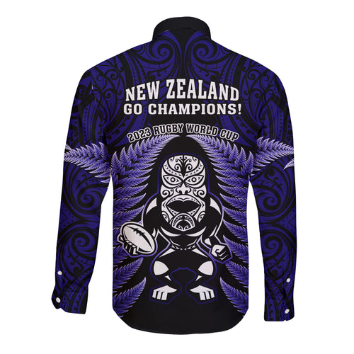 new-zealand-aotearoa-rugby-long-sleeve-button-shirt-nz-tiki-with-maori-fern-world-cup-blue-version