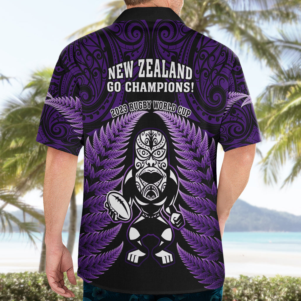 new-zealand-aotearoa-rugby-hawaiian-shirt-nz-tiki-with-maori-fern-world-cup-purple-version
