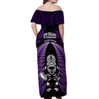 new-zealand-aotearoa-rugby-off-shoulder-maxi-dress-nz-tiki-with-maori-fern-world-cup-purple-version