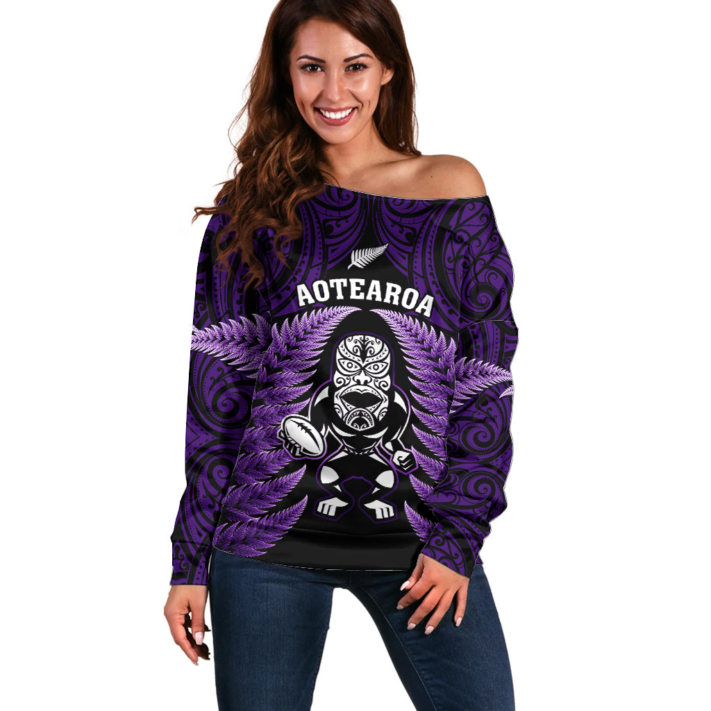new-zealand-aotearoa-rugby-off-shoulder-sweater-nz-tiki-with-maori-fern-world-cup-purple-version
