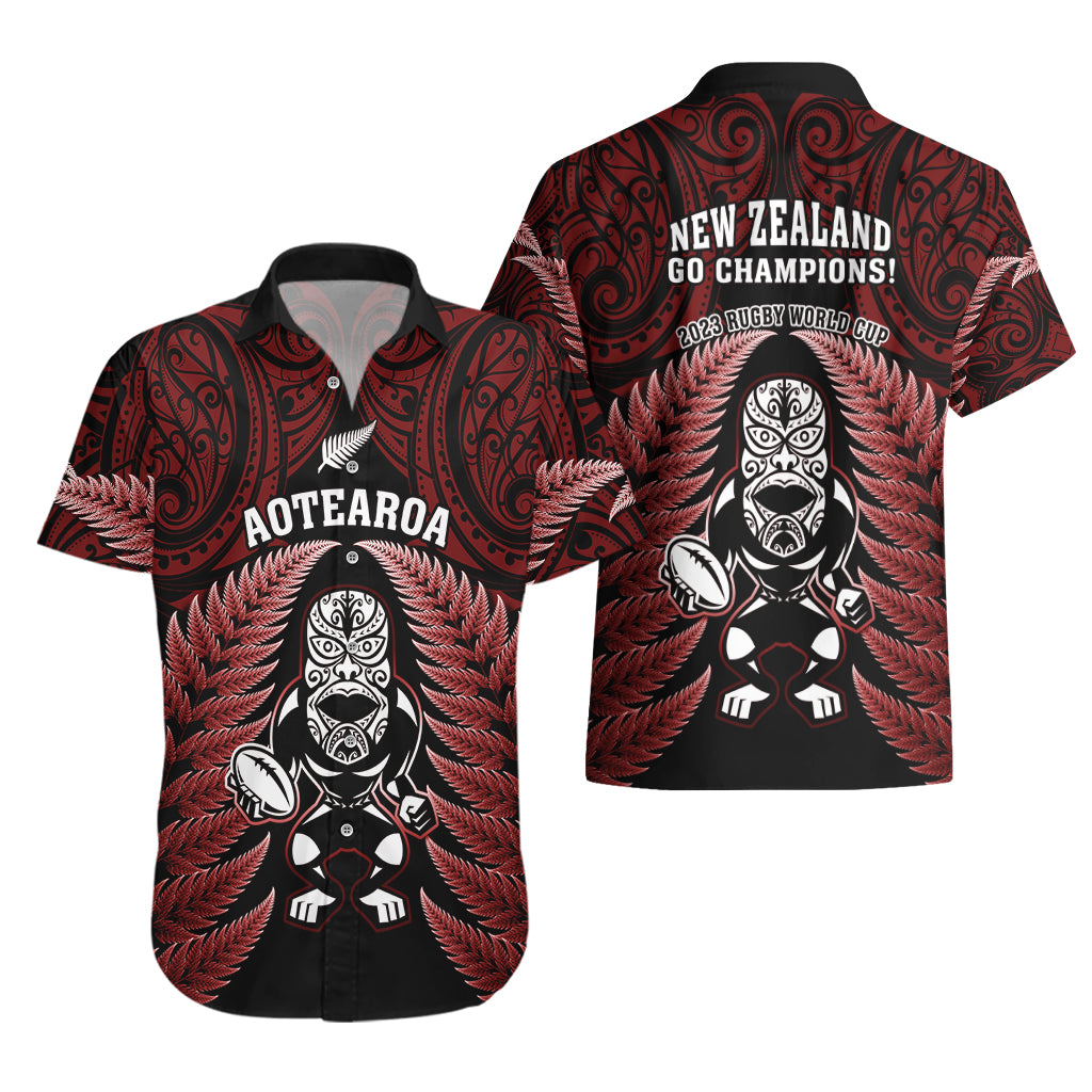 new-zealand-aotearoa-rugby-hawaiian-shirt-nz-tiki-with-maori-fern-world-cup-red-version