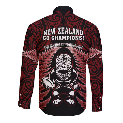 new-zealand-aotearoa-rugby-long-sleeve-button-shirt-nz-tiki-with-maori-fern-world-cup-red-version