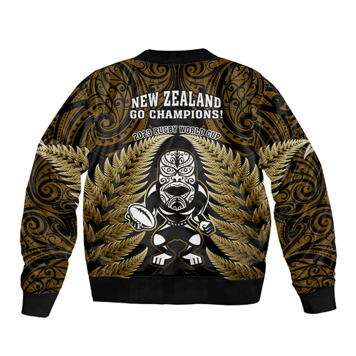 new-zealand-aotearoa-rugby-bomber-jacket-nz-tiki-with-maori-fern-world-cup-gold-version