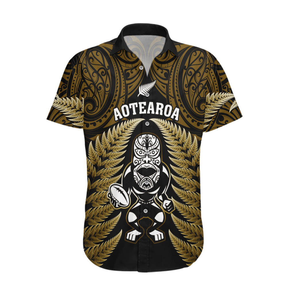 new-zealand-aotearoa-rugby-hawaiian-shirt-nz-tiki-with-maori-fern-world-cup-gold-version