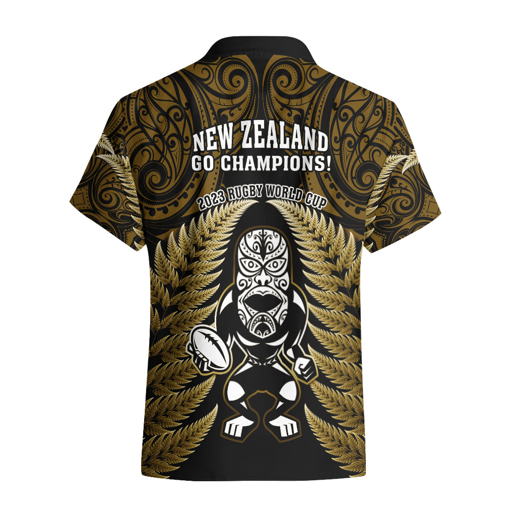 new-zealand-aotearoa-rugby-hawaiian-shirt-nz-tiki-with-maori-fern-world-cup-gold-version