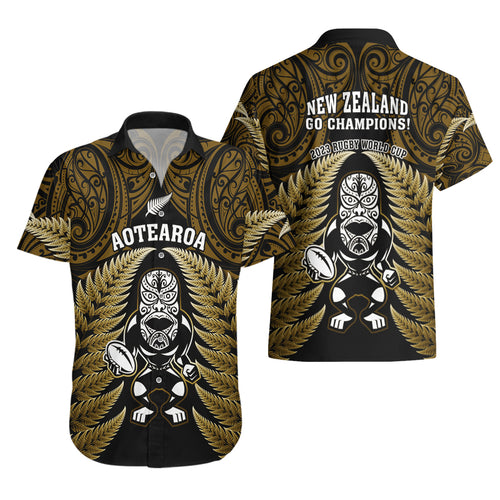 new-zealand-aotearoa-rugby-hawaiian-shirt-nz-tiki-with-maori-fern-world-cup-gold-version