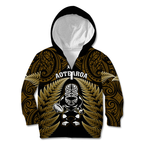 new-zealand-aotearoa-rugby-kid-hoodie-nz-tiki-with-maori-fern-world-cup-gold-version