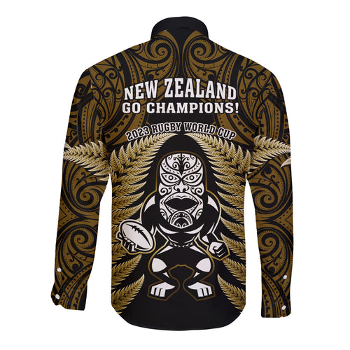 new-zealand-aotearoa-rugby-long-sleeve-button-shirt-nz-tiki-with-maori-fern-world-cup-gold-version