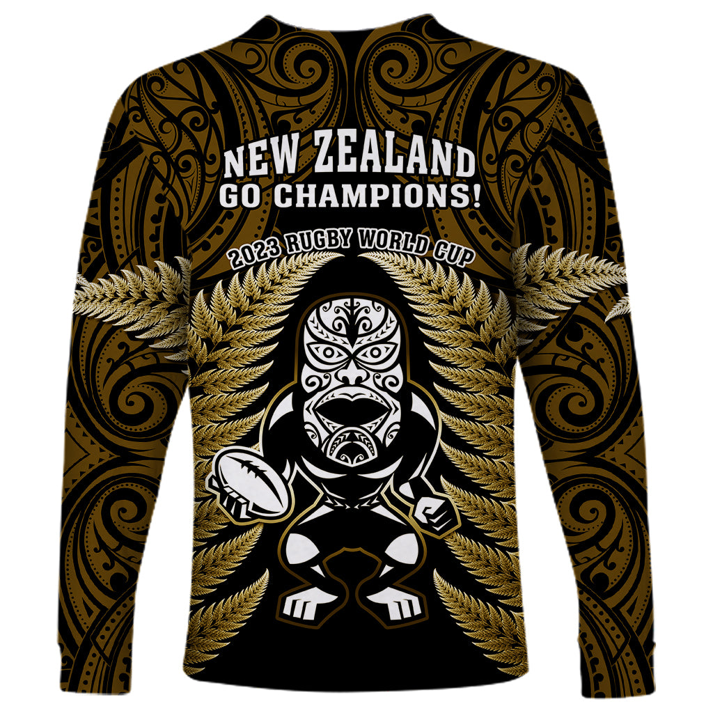 new-zealand-aotearoa-rugby-long-sleeve-shirt-nz-tiki-with-maori-fern-world-cup-gold-version
