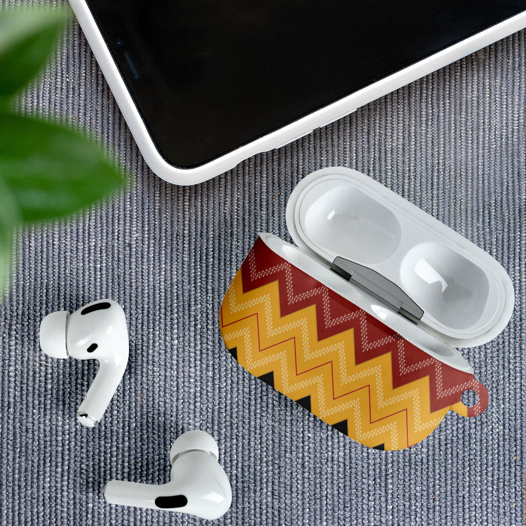 Kaokao Maori Tukutuku Inspired New Zealand AirPods Case