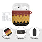 Kaokao Maori Tukutuku Inspired New Zealand AirPods Case