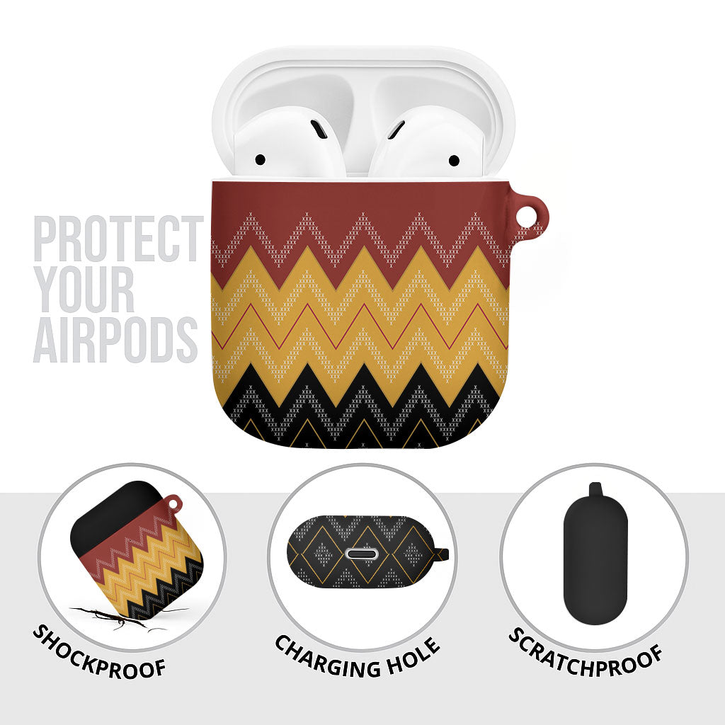 Kaokao Maori Tukutuku Inspired New Zealand AirPods Case