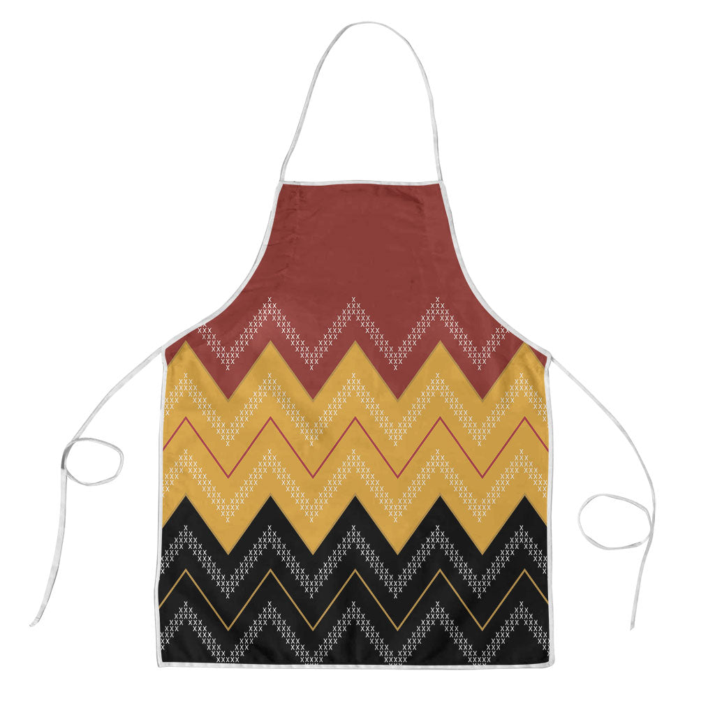 Kaokao Maori Tukutuku Inspired New Zealand Apron
