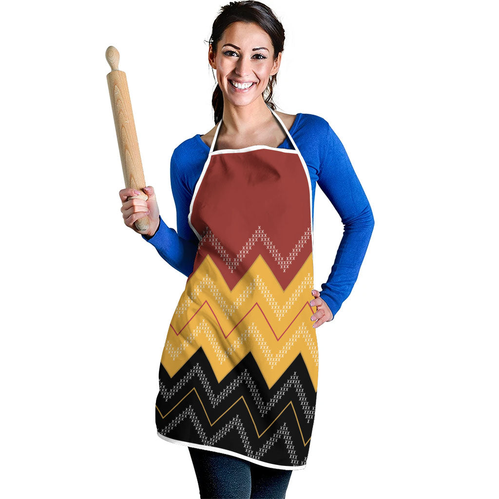 Kaokao Maori Tukutuku Inspired New Zealand Apron