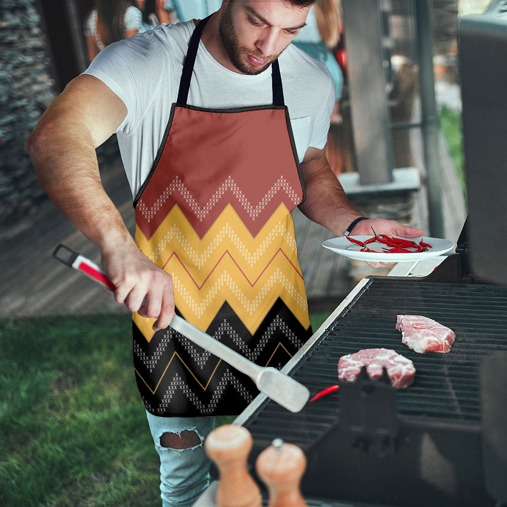 Kaokao Maori Tukutuku Inspired New Zealand Apron