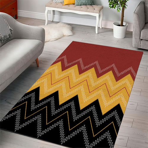 Kaokao Maori Tukutuku Inspired New Zealand Area Rug