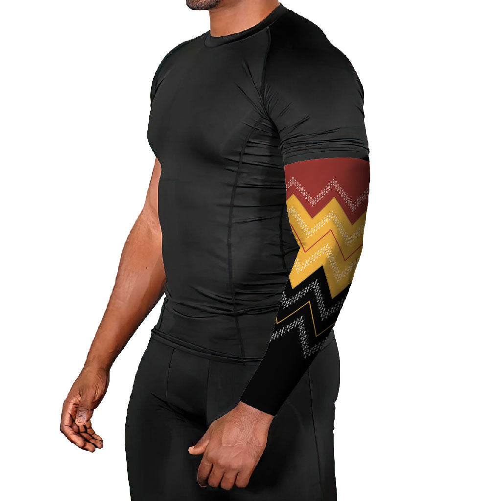 Kaokao Maori Tukutuku Inspired New Zealand Arm Sleeves