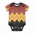 Kaokao Maori Tukutuku Inspired New Zealand Baby Onesie