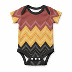 Kaokao Maori Tukutuku Inspired New Zealand Baby Onesie