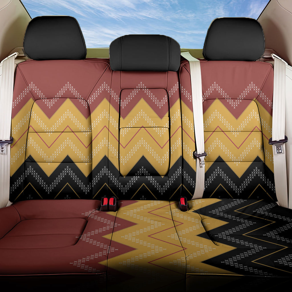 Kaokao Maori Tukutuku Inspired New Zealand Back Car Seat Cover