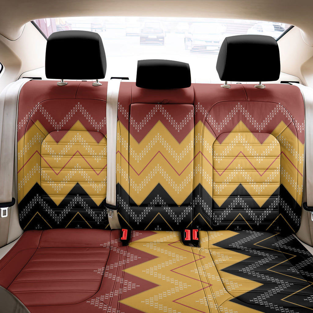 Kaokao Maori Tukutuku Inspired New Zealand Back Car Seat Cover