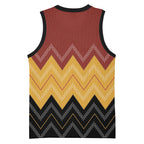 Kaokao Maori Tukutuku Inspired New Zealand Basketball Jersey