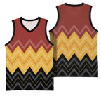 Kaokao Maori Tukutuku Inspired New Zealand Basketball Jersey