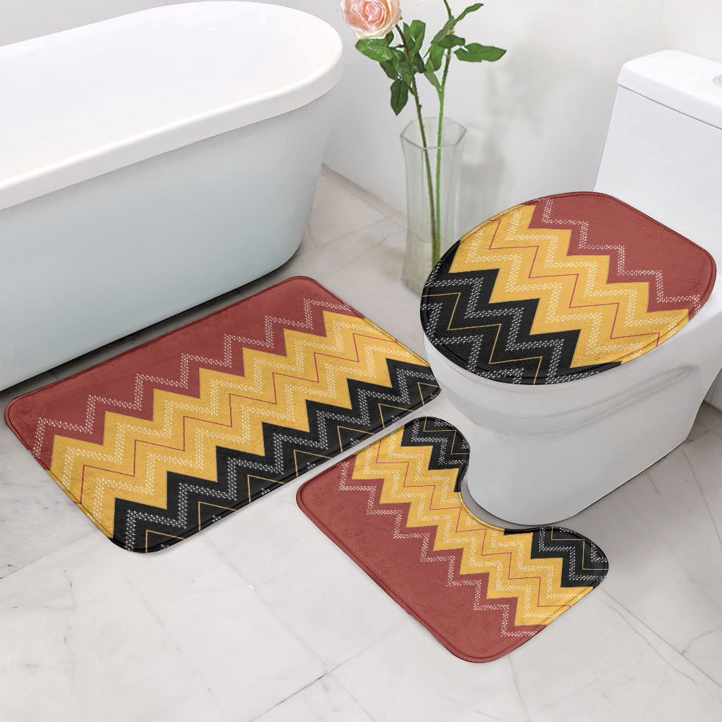 Kaokao Maori Tukutuku Inspired New Zealand Bathroom Set