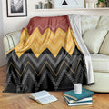Kaokao Maori Tukutuku Inspired New Zealand Blanket