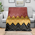 Kaokao Maori Tukutuku Inspired New Zealand Blanket