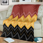 Kaokao Maori Tukutuku Inspired New Zealand Blanket