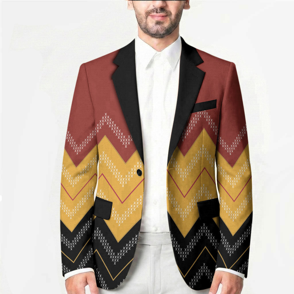 Kaokao Maori Tukutuku Inspired New Zealand Blazer
