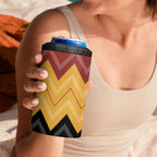 Kaokao Maori Tukutuku Inspired New Zealand 4 in 1 Can Cooler Tumbler