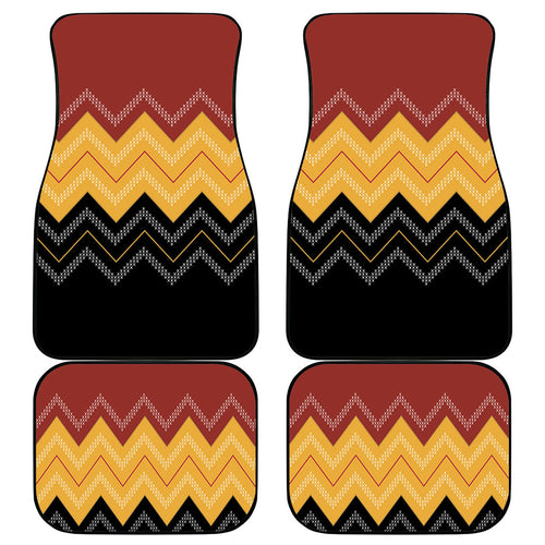 Kaokao Maori Tukutuku Inspired New Zealand Car Mats