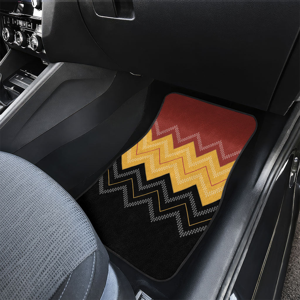 Kaokao Maori Tukutuku Inspired New Zealand Car Mats