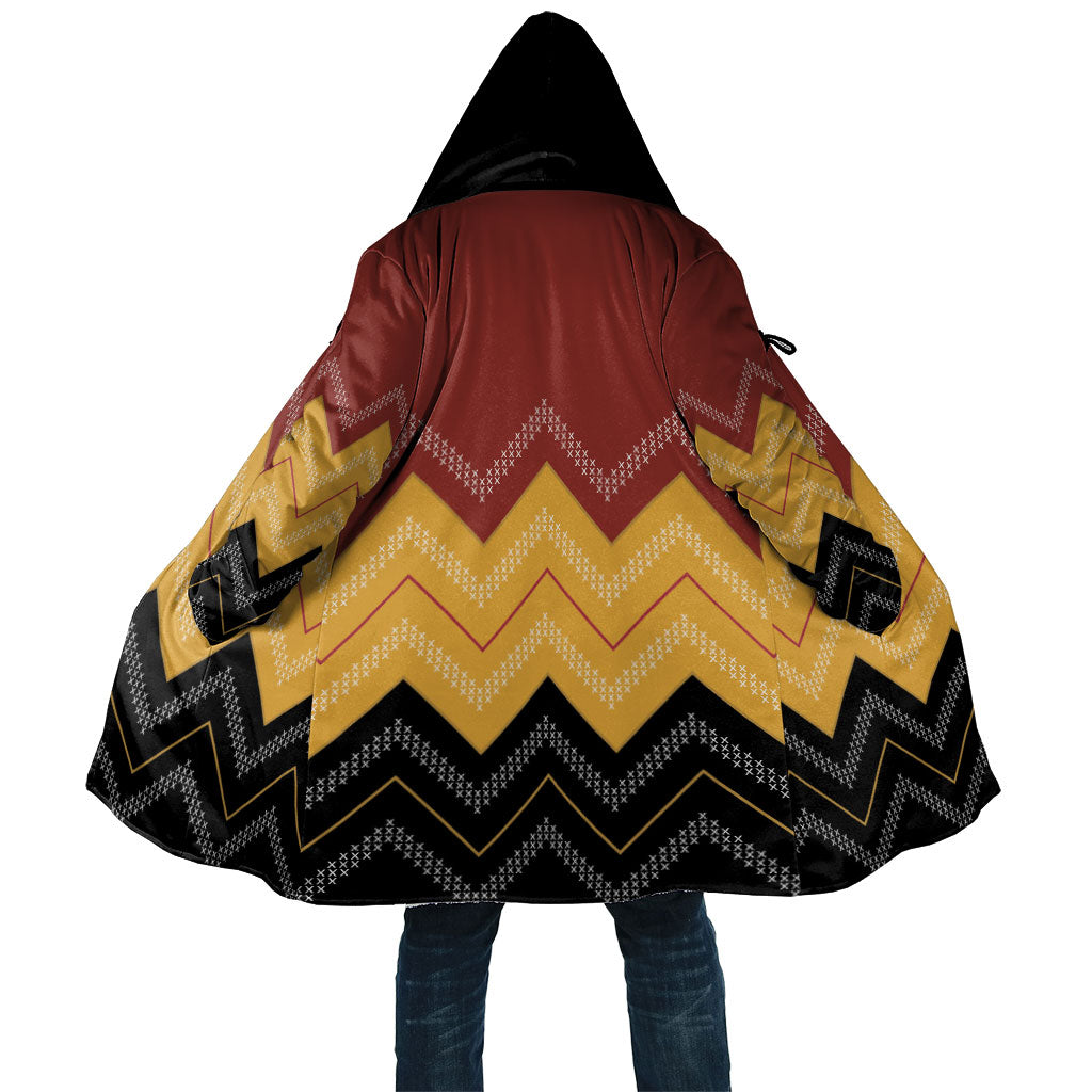 Kaokao Maori Tukutuku Inspired New Zealand Cloak