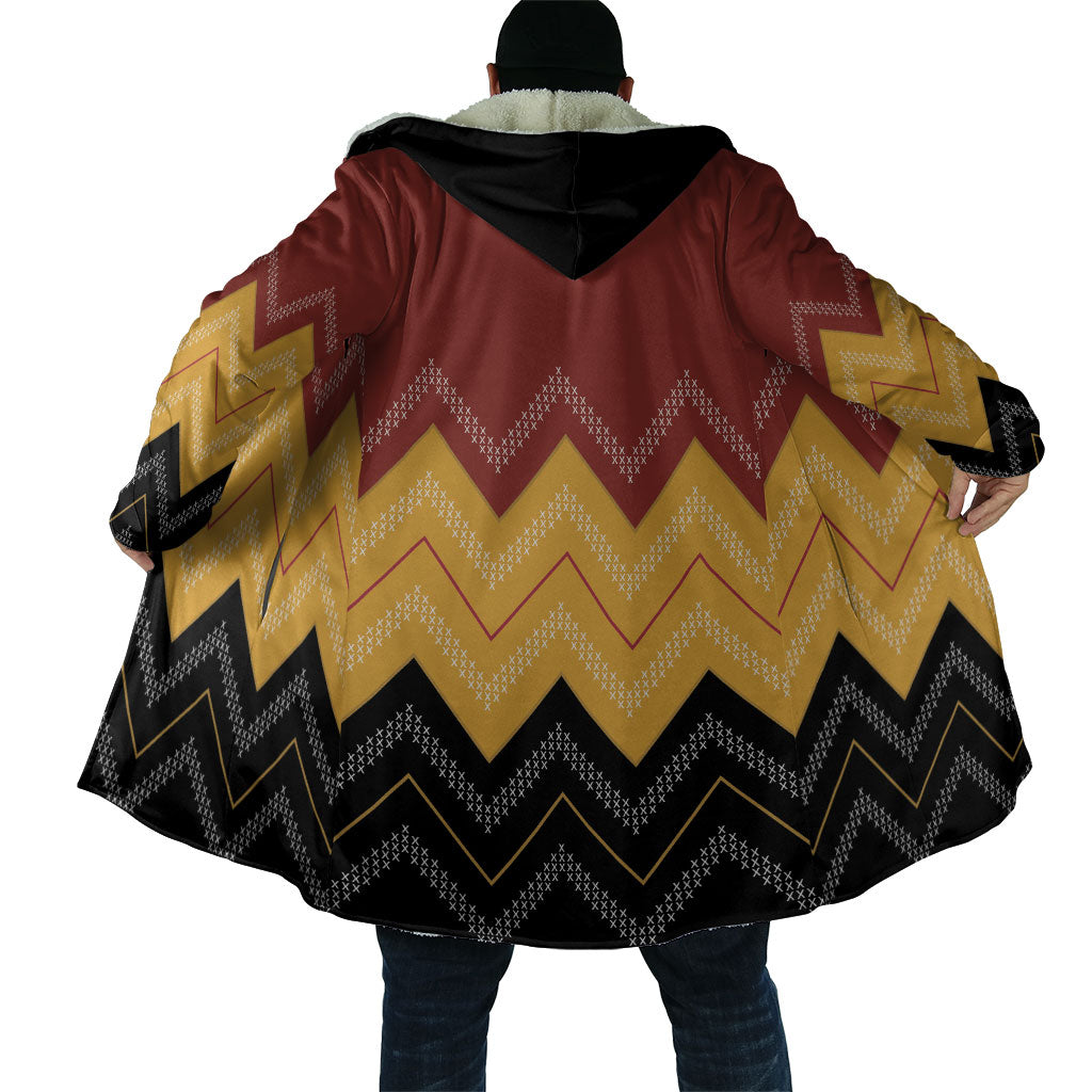 Kaokao Maori Tukutuku Inspired New Zealand Cloak