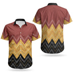 Kaokao Maori Tukutuku Inspired New Zealand Couples Matching Off Shoulder Maxi Dress and Hawaiian Shirt