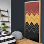 Kaokao Maori Tukutuku Inspired New Zealand Door Cover