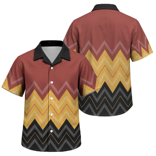Kaokao Maori Tukutuku Inspired New Zealand Family Matching Off Shoulder Maxi Dress and Hawaiian Shirt