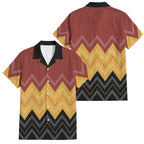 Kaokao Maori Tukutuku Inspired New Zealand Family Matching Tank Maxi Dress and Hawaiian Shirt