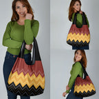 Kaokao Maori Tukutuku Inspired New Zealand Grocery Bag