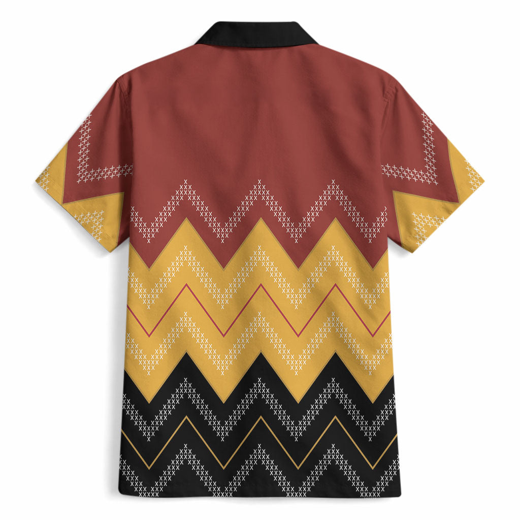 Kaokao Maori Tukutuku Inspired New Zealand Hawaiian Shirt