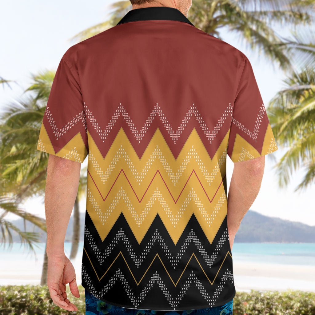 Kaokao Maori Tukutuku Inspired New Zealand Hawaiian Shirt